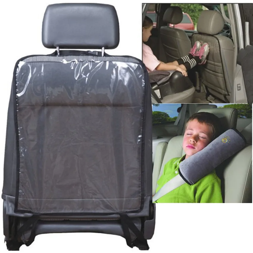 Car Seat Back Cover Protector For Kids Auto Safety Seat Belt Harness Shoulder Pad and Car Seat Kicking Mat
Car Seat Back Cover Protector For Kids Auto Safety Seat Belt Harness Shoulder Pad and Car Seat Kicking Mat
