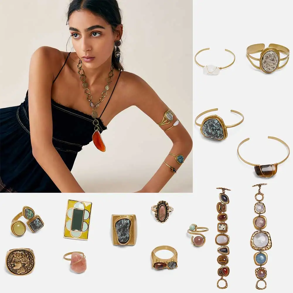 Flatfoosie New Za Stones Limited Edition Contrasting Bead Dangle Earrings For Women Boho Metal Vintage Pendant Earrings Jewelry
Flatfoosie New Za Stones Limited Edition Contrasting Bead Dangle Earrings For Women Boho Metal Vintage Pendant Earrings Jewelry