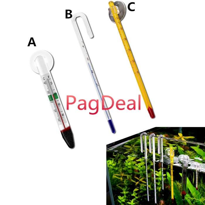 Aquarium Glass Thermometer Fish Tank Hanging Thermometer Temperature Control Tester Household Measure Meter
Aquarium Glass Thermometer Fish Tank Hanging Thermometer Temperature Control Tester Household Measure Meter