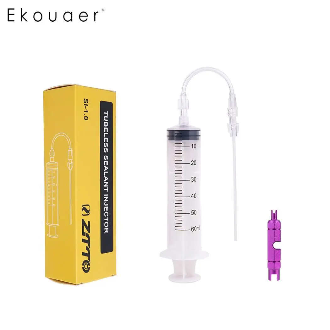 MTB Mountain Road Bike Tubeless Sealant Injector For Bicycle Tubeless Tire UST Tyre No Inner Tubes
MTB Mountain Road Bike Tubeless Sealant Injector For Bicycle Tubeless Tire UST Tyre No Inner Tubes