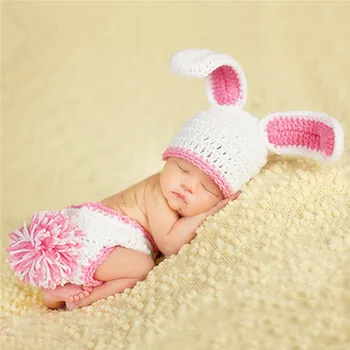 Newborn Photography Props Rabbit Costume Baby Infant knitted Hat+Pants Set Studio Baby Photo Prop Accessories Crochet Baby Gifts
Newborn Photography Props Rabbit Costume Baby Infant knitted Hat+Pants Set Studio Baby Photo Prop Accessories Crochet Baby Gifts