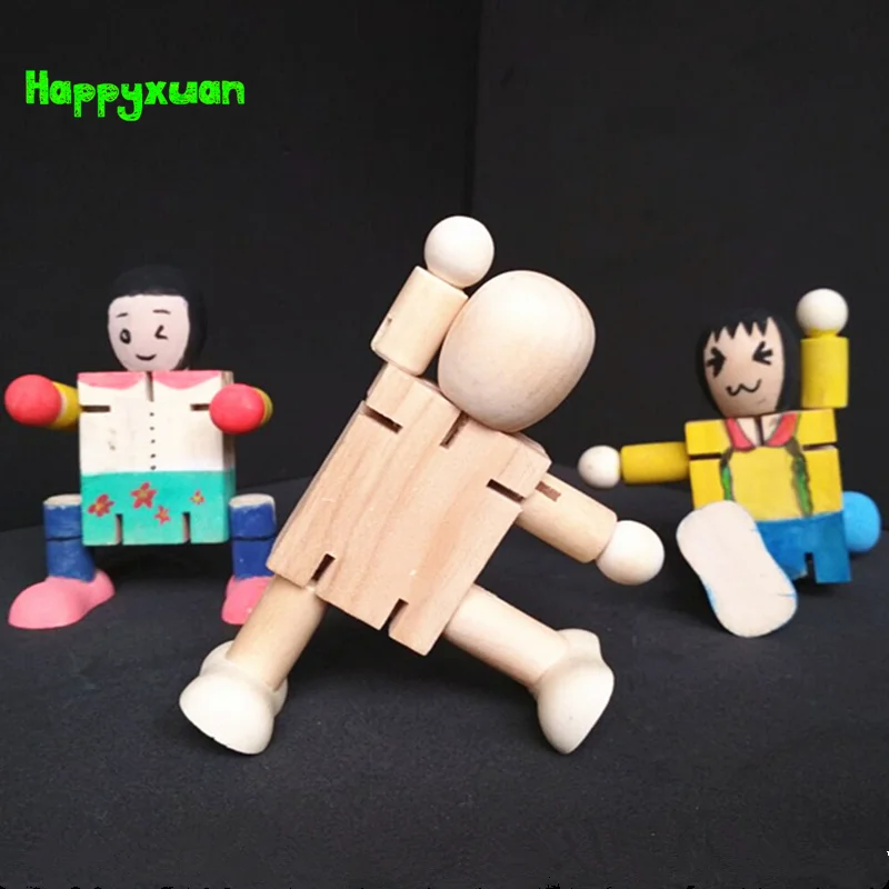 Happyxuan 3pcs DIY White Mold Wood Puppet Painting Moveable Joints Art Crafts Materials Kids Creative Graffiti Toys 2018 New
Happyxuan 3pcs DIY White Mold Wood Puppet Painting Moveable Joints Art Crafts Materials Kids Creative Graffiti Toys 2018 New