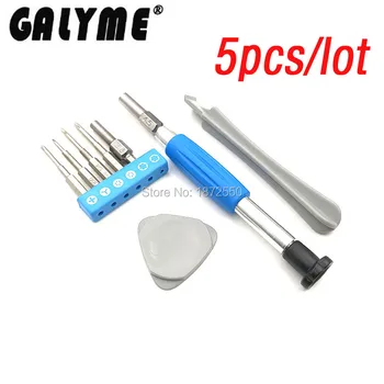 5pcs/lot Hot Screwdriver Set 9+n1 Repair Tools Kit 3.8 4.5 T6 T8 Cross three wings tool for switch GB GBA SP New 3DS XL PSP
5pcs/lot Hot Screwdriver Set 9+n1 Repair Tools Kit 3.8 4.5 T6 T8 Cross three wings tool for switch GB GBA SP New 3DS XL PSP