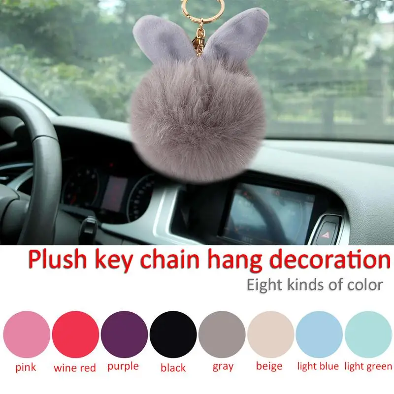 Car Key Chain Hanging Decoration Cute Rabbit Ears Hair Ball Hanging Fur Bag Hanging Ornament
Car Key Chain Hanging Decoration Cute Rabbit Ears Hair Ball Hanging Fur Bag Hanging Ornament