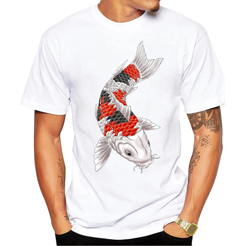 Japan Tattoo Style Japanese Koi Carp Fish T Shirts Men T-Shirt Male Female Slim Fit Unisex Short Sleeve Teeshirt Hanukkah
Japan Tattoo Style Japanese Koi Carp Fish T Shirts Men T-Shirt Male Female Slim Fit Unisex Short Sleeve Teeshirt Hanukkah