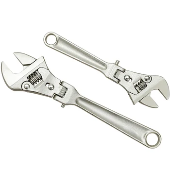 1Piece 8" 10" Adjustable Wrench Folding Handle Dual-purpose Pipe Wrench Ratchet Spanner Key Hand Tool Multi Tool
1Piece 8" 10" Adjustable Wrench Folding Handle Dual-purpose Pipe Wrench Ratchet Spanner Key Hand Tool Multi Tool