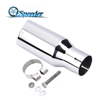 ESPEEDER Car Styling Universal 2.5" Inlet 4" Outlet Stainless Steel Exhaust Tip Pipe Round Tip For Exhaust pipe 63mm or 60mm
ESPEEDER Car Styling Universal 2.5" Inlet 4" Outlet Stainless Steel Exhaust Tip Pipe Round Tip For Exhaust pipe 63mm or 60mm