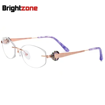 High End Fashion Cutting-Edge Rimless Pure Titanium Optic Spectacle Retro Clear Glasses Women Myopic Eye Frame Oculos Eyeglasses
High End Fashion Cutting-Edge Rimless Pure Titanium Optic Spectacle Retro Clear Glasses Women Myopic Eye Frame Oculos Eyeglasses