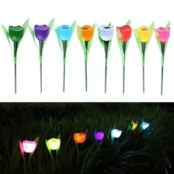 6pc 3D Powered Tulip Flower Shape LED Light Yard Outdoor Garden Path Landscape Lamp Lawn Decoration Lights
6pc 3D Powered Tulip Flower Shape LED Light Yard Outdoor Garden Path Landscape Lamp Lawn Decoration Lights