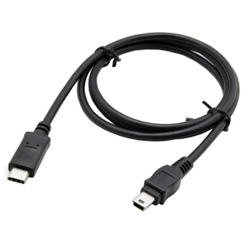 Jimier 100cm USB-C USB 3.1 Type C Male to Mini USB 2.0 Male Data Cable for Nokia N1 Tablet & Mobile Phone & Mac book Black
Jimier 100cm USB-C USB 3.1 Type C Male to Mini USB 2.0 Male Data Cable for Nokia N1 Tablet & Mobile Phone & Mac book Black