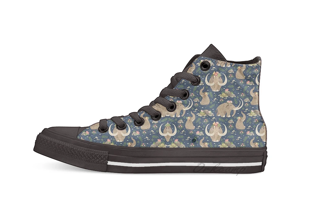 Cute Mammoths Novelty Design High Top Canvas Custom Shoes Flat Casual Shoes Drop Shipping
Cute Mammoths Novelty Design High Top Canvas Custom Shoes Flat Casual Shoes Drop Shipping