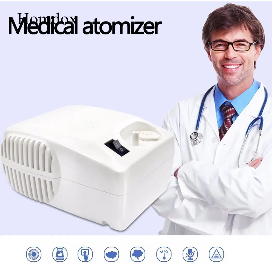 Child Adult Compression Nebulizer Electric Medical 130VA 0.3ML/MIN General Household Atomizer 0.5~5 microns
Child Adult Compression Nebulizer Electric Medical 130VA 0.3ML/MIN General Household Atomizer 0.5~5 microns