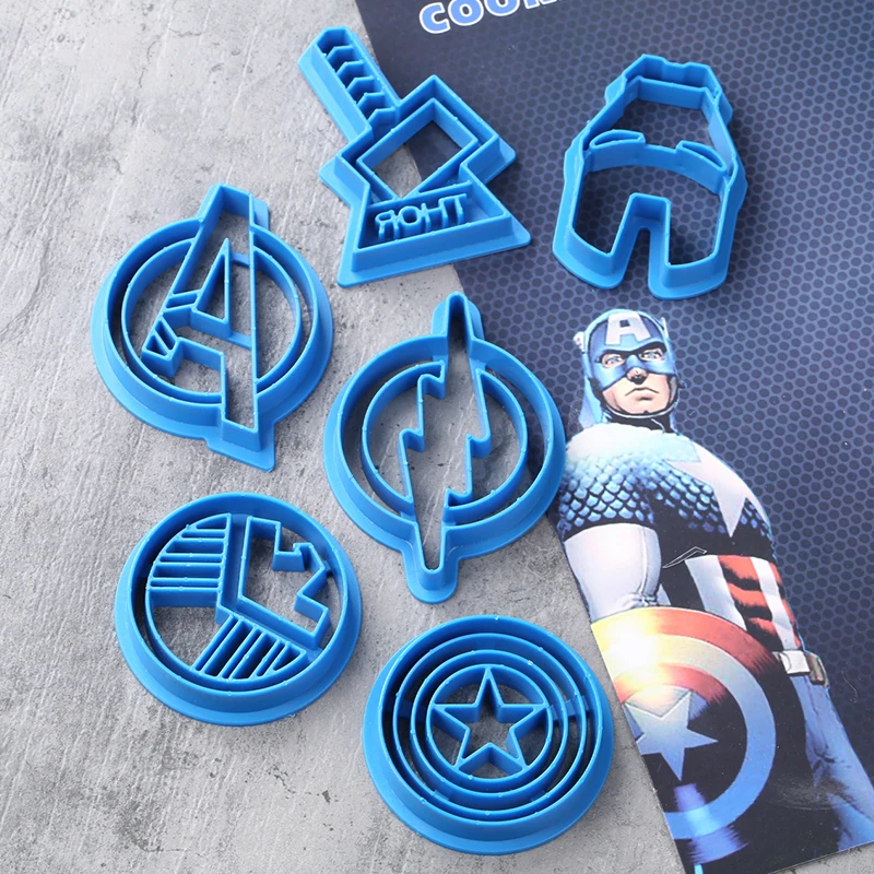 baking pastry cookie cutter set fondant mold The avengers alliance sugar 6 PCS/set Super hero series
baking pastry cookie cutter set fondant mold The avengers alliance sugar 6 PCS/set Super hero series
