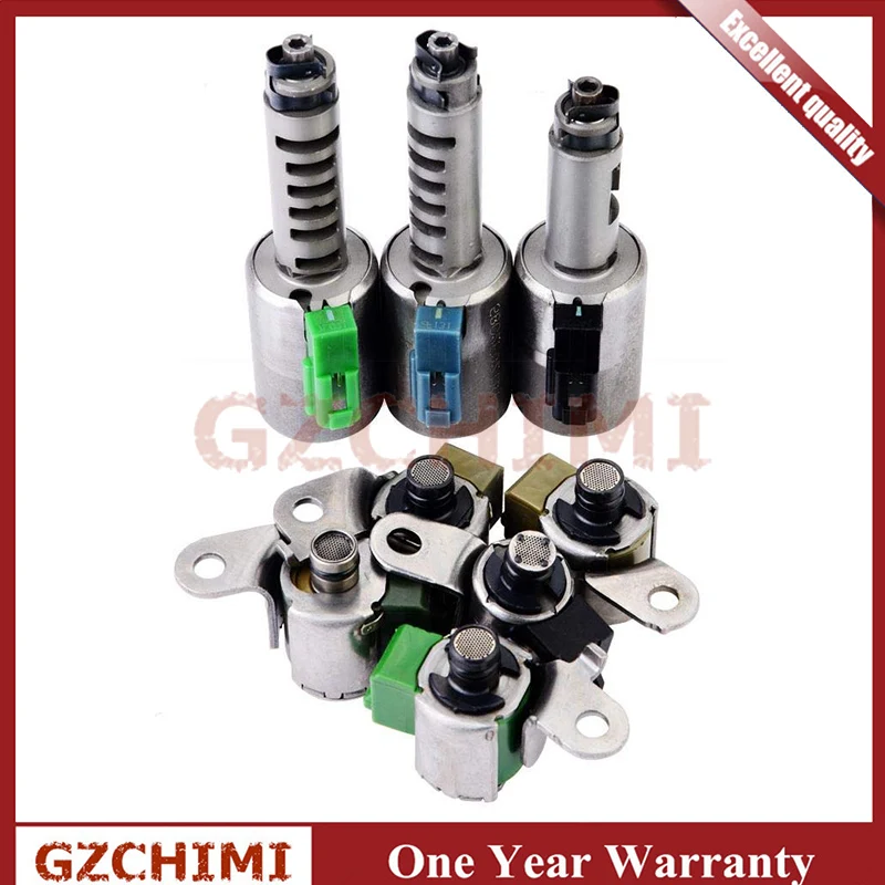 AW55-50SN AW55-51SN AF33 RE5F22A 8PCS Transmission Solenoid Valve Set Fits for SATURN Saab Opel Chevolet Volvo Romeo Fiat Chevy
AW55-50SN AW55-51SN AF33 RE5F22A 8PCS Transmission Solenoid Valve Set Fits for SATURN Saab Opel Chevolet Volvo Romeo Fiat Chevy