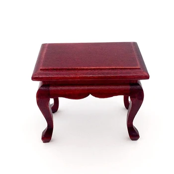 Best Sale Miniature Wooden Mahogany Coffee Table Living Room Furniture Red Table Accessories For 1/12 Scale Dollhouse
Best Sale Miniature Wooden Mahogany Coffee Table Living Room Furniture Red Table Accessories For 1/12 Scale Dollhouse