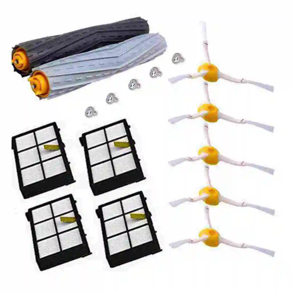16Pcs/Lot Tangle-Free Debris Extractor Hepa Filter Side Brush For Irobot Roomba 800 900 Series 870 880 980 Robot Vacuum Cleane
16Pcs/Lot Tangle-Free Debris Extractor Hepa Filter Side Brush For Irobot Roomba 800 900 Series 870 880 980 Robot Vacuum Cleane