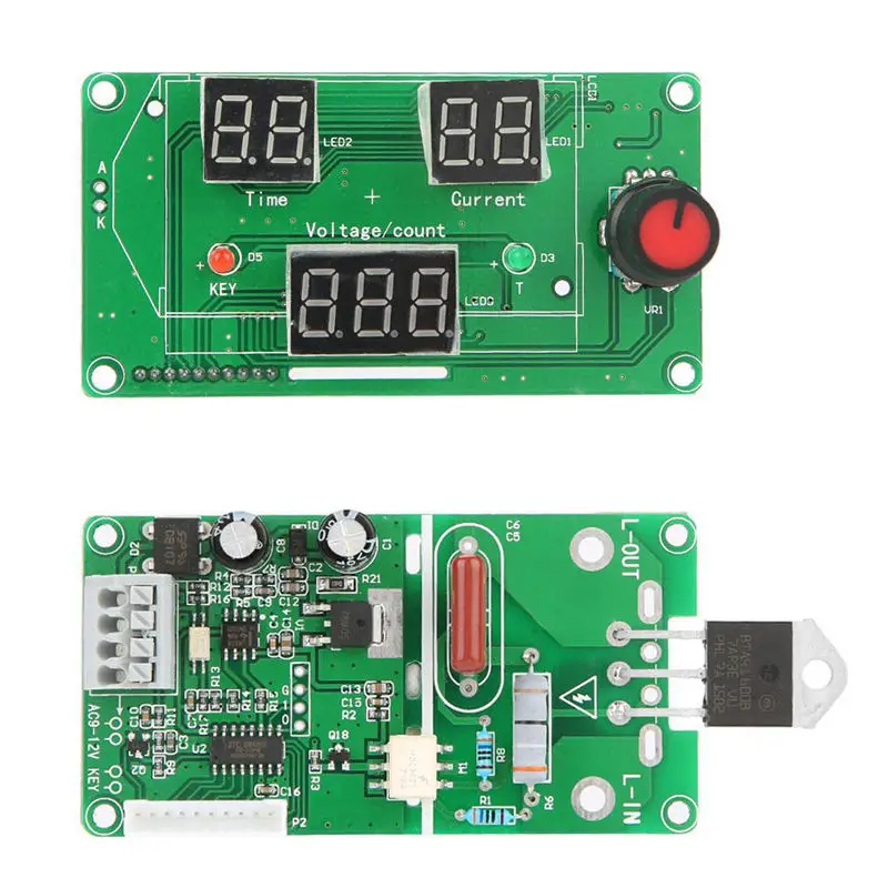 40A Lcd Display Digital Double Pulse Encoder Spot Welder Welding Machine Transformer Controller Board Time Control
40A Lcd Display Digital Double Pulse Encoder Spot Welder Welding Machine Transformer Controller Board Time Control