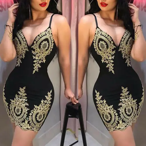2019 New Womens Slim Print Fashion Sling Spaghetti Bodycon Lace Strappy Ladies Evening Party Mini Short Dress Size S-XL V Neck
2019 New Womens Slim Print Fashion Sling Spaghetti Bodycon Lace Strappy Ladies Evening Party Mini Short Dress Size S-XL V Neck