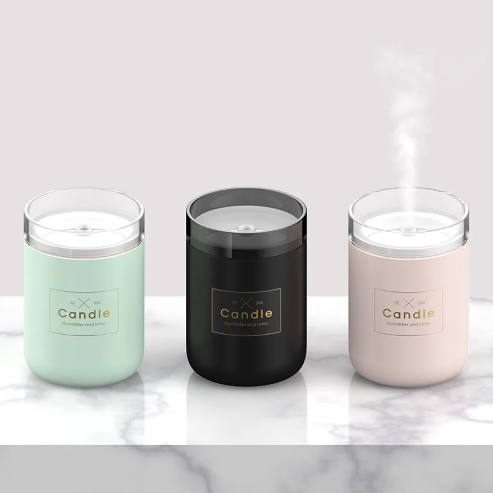 280ML Incense Ultrasonic Air Humidifier Candle Soft Light USB Powered Essential Oil Diffuser Car Purifier Aroma Anion Mist Maker
280ML Incense Ultrasonic Air Humidifier Candle Soft Light USB Powered Essential Oil Diffuser Car Purifier Aroma Anion Mist Maker