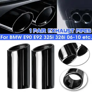 1 Pair Titanium Black Car Exhaust System Muffler Exhaust Tail Pipe Tip for BMW E90 E92 325i 328i 2006-2010 Auto Accessories
1 Pair Titanium Black Car Exhaust System Muffler Exhaust Tail Pipe Tip for BMW E90 E92 325i 328i 2006-2010 Auto Accessories
