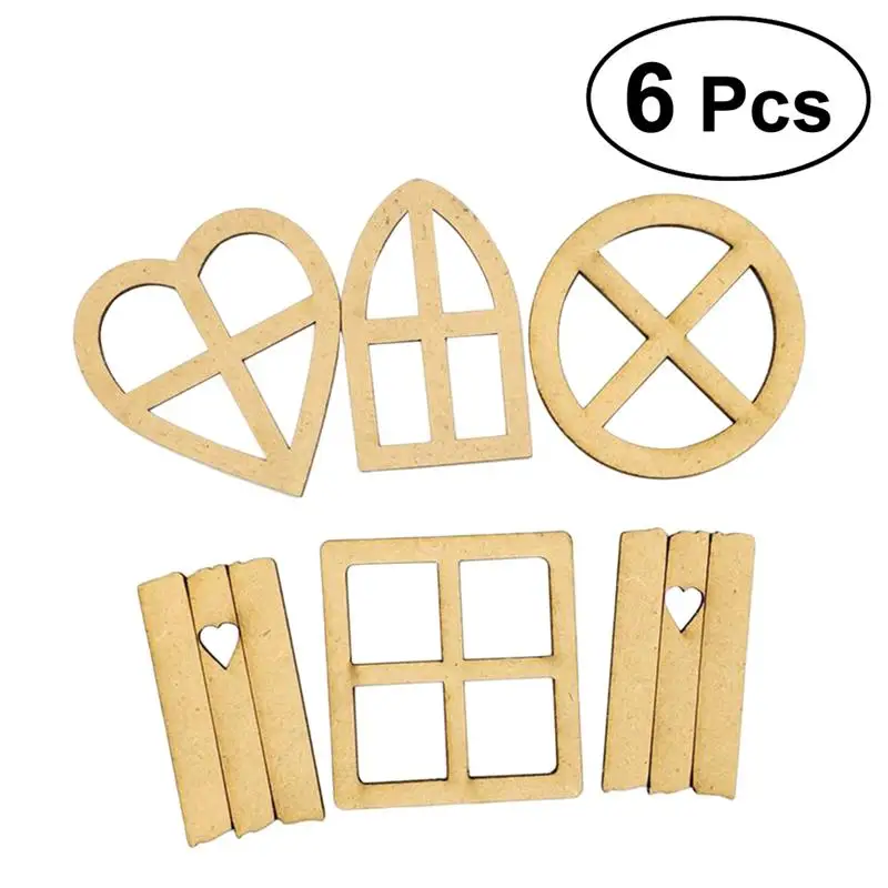 WINOMO 6 Pcs Fairy Window Craft Kit Self-Assembly Country Cottage Wooden Micro Landscape Decoration for Garden Decor
WINOMO 6 Pcs Fairy Window Craft Kit Self-Assembly Country Cottage Wooden Micro Landscape Decoration for Garden Decor
