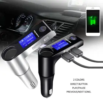 New Car MP3 Bluetooth FM Transmitter Wireless FM Radio Adapter Dual USB Hands-Free Calling AUX Output HD LCD Display
New Car MP3 Bluetooth FM Transmitter Wireless FM Radio Adapter Dual USB Hands-Free Calling AUX Output HD LCD Display