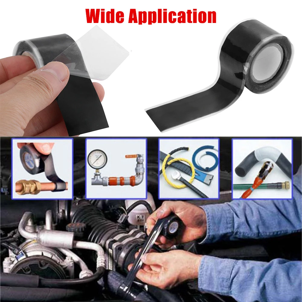 Self-adhesive Silicone Repair Tape High Viscosity Self-fluxed Band Water Pipe Seal Rescue Tool 1.5M Car Styling
Self-adhesive Silicone Repair Tape High Viscosity Self-fluxed Band Water Pipe Seal Rescue Tool 1.5M Car Styling