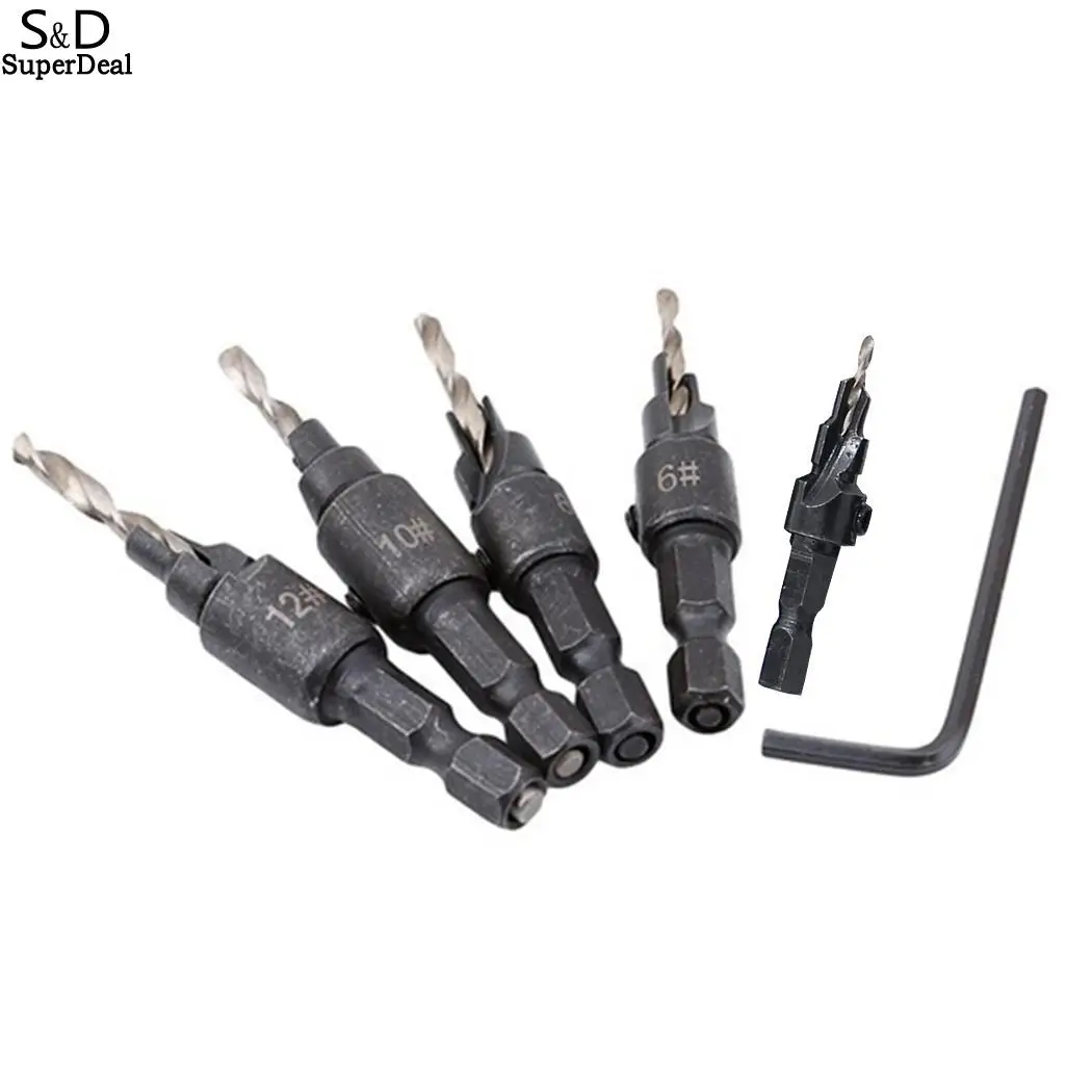 Woodworking Hex Drill Set Site Metal Drilling Hole Wood Construction Opener Tools Countersink Shank Home Cone Hardware
Woodworking Hex Drill Set Site Metal Drilling Hole Wood Construction Opener Tools Countersink Shank Home Cone Hardware