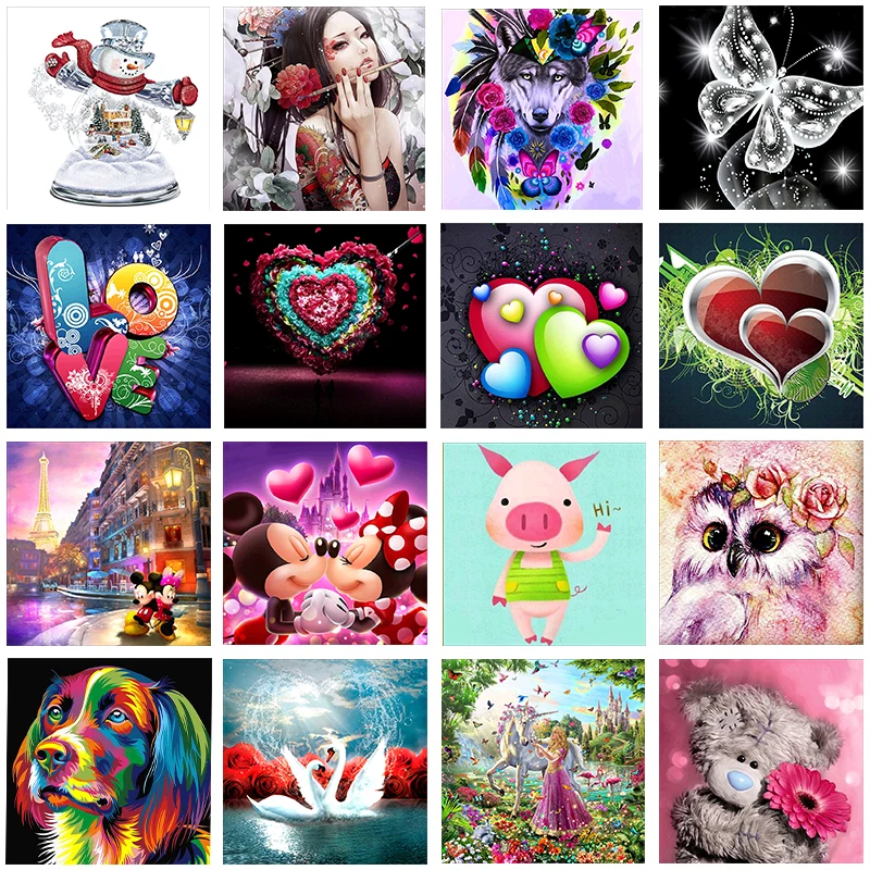 Diamond Painnting round diy Cute animal heart shape painting kits diamond painting Cross Stitch Kits Mosaic Handicrafts
Diamond Painnting round diy Cute animal heart shape painting kits diamond painting Cross Stitch Kits Mosaic Handicrafts