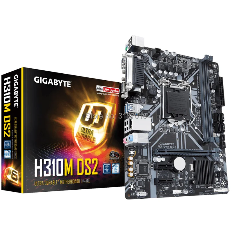 For Gigabyte GA-H310M DS2 Original NEW H310 Motherboard H310 H310M DS2 Socket LGA 1151 DDR4 Support I5 9600 8600 7600
For Gigabyte GA-H310M DS2 Original NEW H310 Motherboard H310 H310M DS2 Socket LGA 1151 DDR4 Support I5 9600 8600 7600