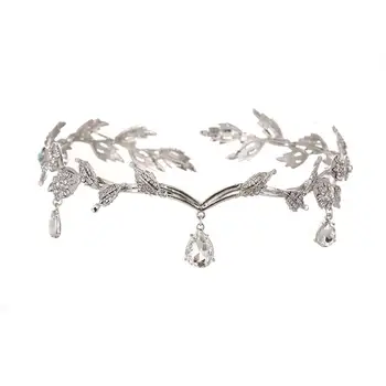 1PC Fashion Chic Eye-catching Bling Bling Frontlet Waterdrop Leaf Tiara Crown Bridal Hair Accessory Wedding Jewelry
1PC Fashion Chic Eye-catching Bling Bling Frontlet Waterdrop Leaf Tiara Crown Bridal Hair Accessory Wedding Jewelry