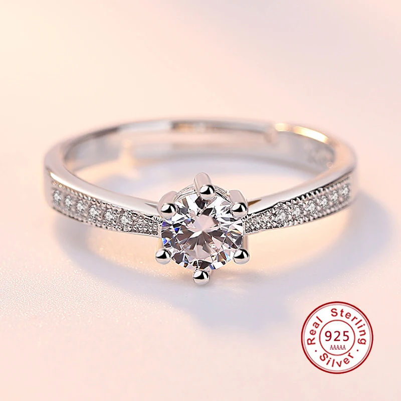 Hot Selling S925 Sterling Silver Zircon Ring Resizable size Women's Wedding Zircon Fine Jewelry Rings JN0307
Hot Selling S925 Sterling Silver Zircon Ring Resizable size Women's Wedding Zircon Fine Jewelry Rings JN0307