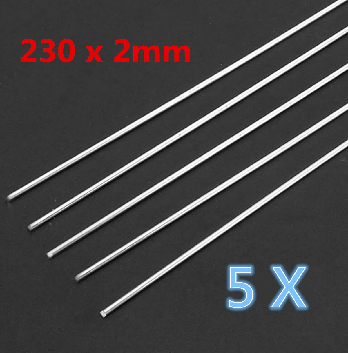 Forgelo 5Pcs/lot 230x2mm Low Temperature Aluminum Repair Welding Rods For Aluminum/Gas/Argon Arc Welding Accessories Tools
Forgelo 5Pcs/lot 230x2mm Low Temperature Aluminum Repair Welding Rods For Aluminum/Gas/Argon Arc Welding Accessories Tools