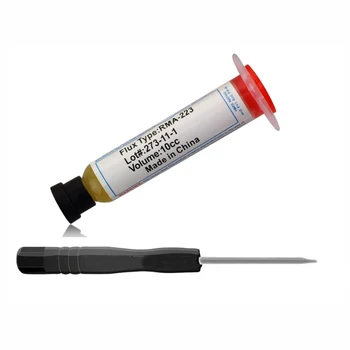 Hot Sale DIY Solder Soldering Paste 10cc Flux Grease RMA223 RMA-223 for Chips Computer Phone LED BGA SMD PGA PCB Repair Tool
Hot Sale DIY Solder Soldering Paste 10cc Flux Grease RMA223 RMA-223 for Chips Computer Phone LED BGA SMD PGA PCB Repair Tool