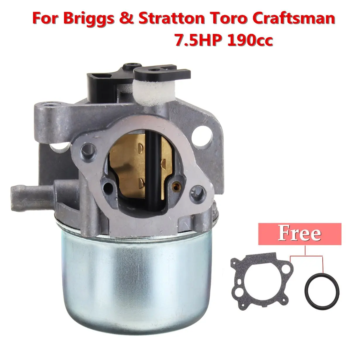 22 дюймов Карбюратор Carb ДЛЯ Briggs & Stratton Toro Craftsman 7.5HP 190cc двигатель Новый
22 дюймов Карбюратор Carb ДЛЯ Briggs & Stratton Toro Craftsman 7.5HP 190cc двигатель Новый