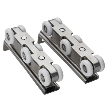 Solid wood door sliding door mute stainless steel hanging wheel 6 wheel nylon pulley
Solid wood door sliding door mute stainless steel hanging wheel 6 wheel nylon pulley
