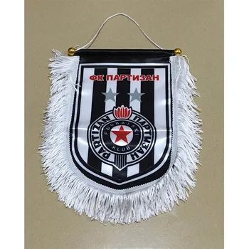 Serbia FK Partizan 30cm*20cm Size Double Sides Christmas Decorations for Home Hanging Flag Banner Gifts
Serbia FK Partizan 30cm*20cm Size Double Sides Christmas Decorations for Home Hanging Flag Banner Gifts