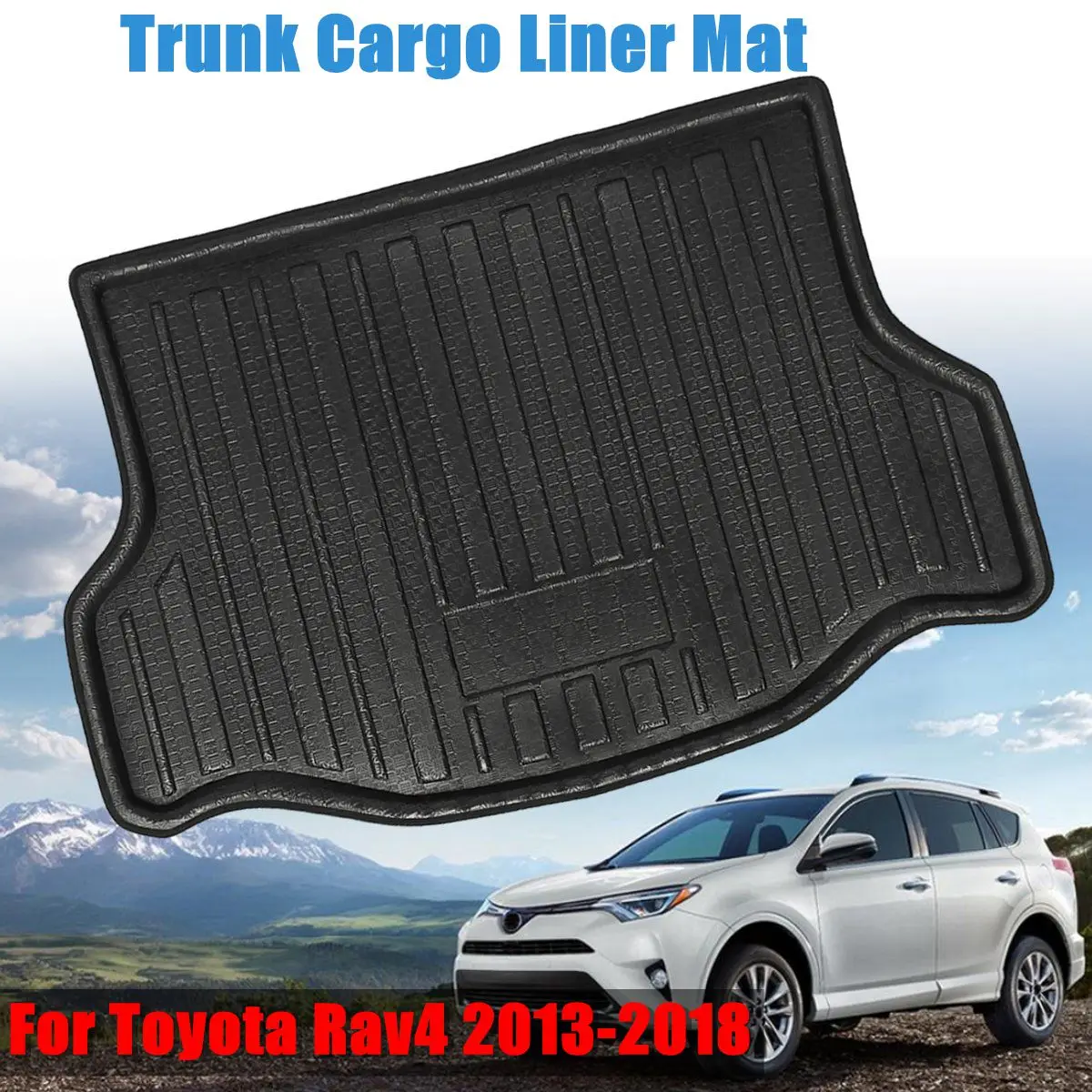 Rear Trunk Cargo Liner Mat Floor Mats Tray Boot Waterproof Liner For Toyota Rav4 2013 2014 2015 2016 2017 2018
Rear Trunk Cargo Liner Mat Floor Mats Tray Boot Waterproof Liner For Toyota Rav4 2013 2014 2015 2016 2017 2018