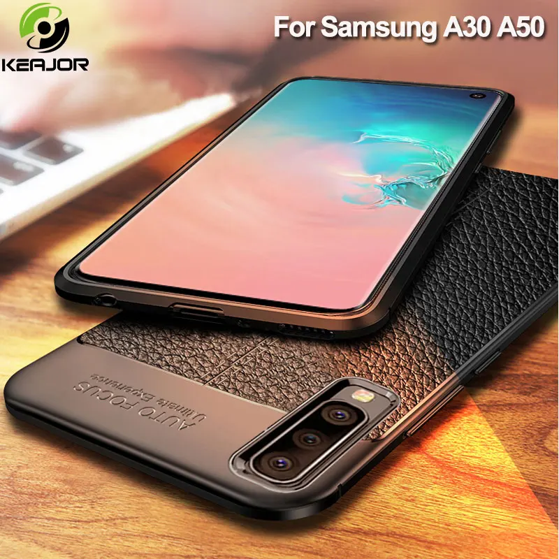 Keajor Case For Samsung Galaxy A30 A50 Case Leather Silicone Bumper Soft TPU Back Cover Case For Samsung A30 A50 Phone Case Slim
Keajor Case For Samsung Galaxy A30 A50 Case Leather Silicone Bumper Soft TPU Back Cover Case For Samsung A30 A50 Phone Case Slim