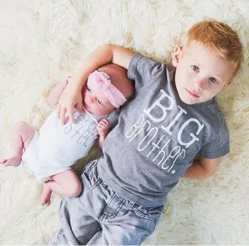 Toddler Kids Baby Boys Girls 2-6T Big Brother Tops T-shirt 0-24M Little Sister Romper Clothes Outfits
Toddler Kids Baby Boys Girls 2-6T Big Brother Tops T-shirt 0-24M Little Sister Romper Clothes Outfits
