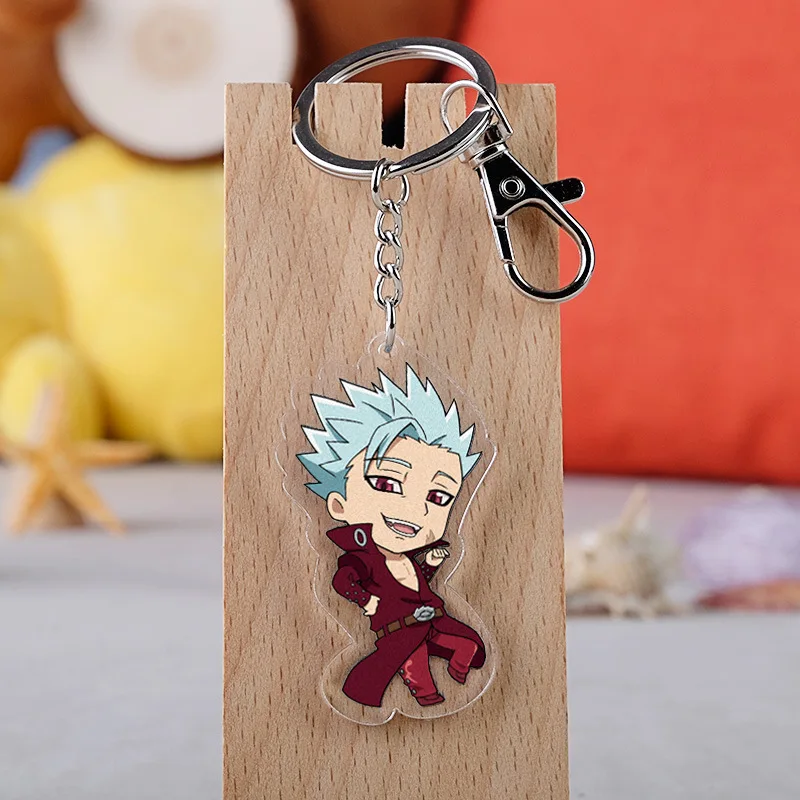 8 Styles Acrylic Keychain Anime The Seven Deadly Sins Meliodas Elizabeth Liones Transparent Double-sided Pendant Keychain 55mm
8 Styles Acrylic Keychain Anime The Seven Deadly Sins Meliodas Elizabeth Liones Transparent Double-sided Pendant Keychain 55mm