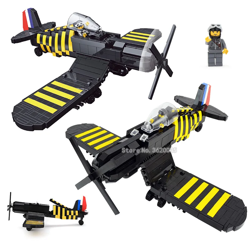 World War 2 Military Powerful F4u Pirate Ship Building Blocks Fighter Weapons Assemble Figures Gift For Boy Toy With Legoinglys
World War 2 Military Powerful F4u Pirate Ship Building Blocks Fighter Weapons Assemble Figures Gift For Boy Toy With Legoinglys