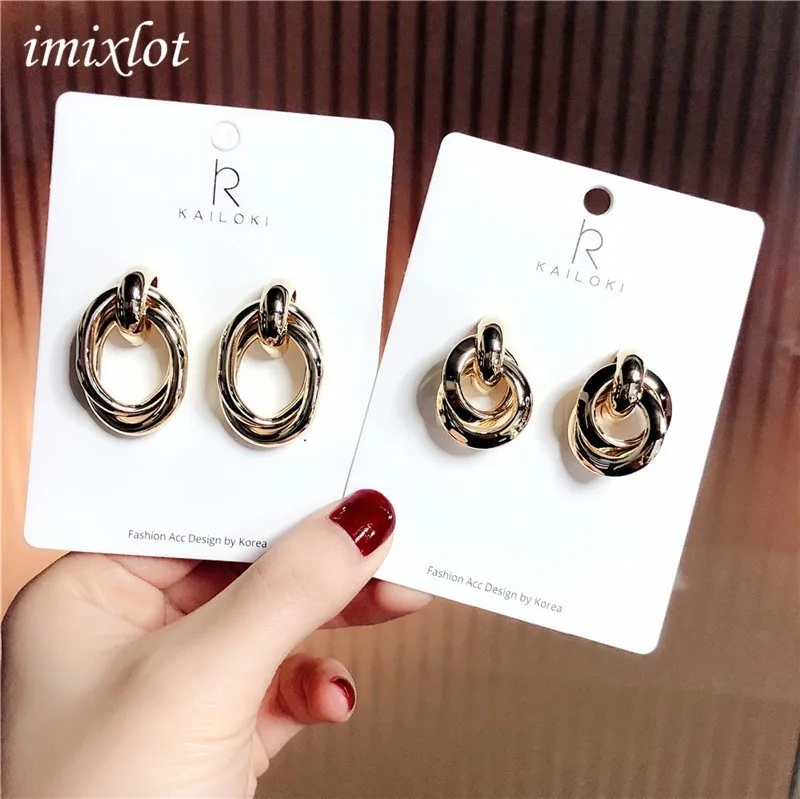 2019 Fashion Za Gold Metal Drop Earrings For Women Steam Punk Big Round Design Statement Earrings Jewelry Brincos
2019 Fashion Za Gold Metal Drop Earrings For Women Steam Punk Big Round Design Statement Earrings Jewelry Brincos