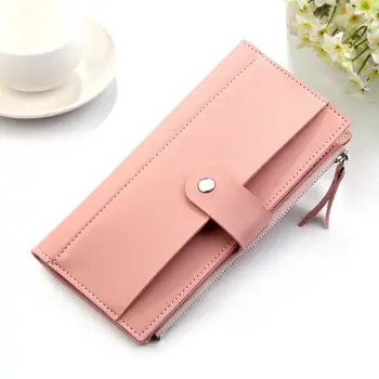 Women Long Wallet Clutch Simple Fashion Multi-Functional Women Pu Leather Coin Purse carteira feminina
Women Long Wallet Clutch Simple Fashion Multi-Functional Women Pu Leather Coin Purse carteira feminina