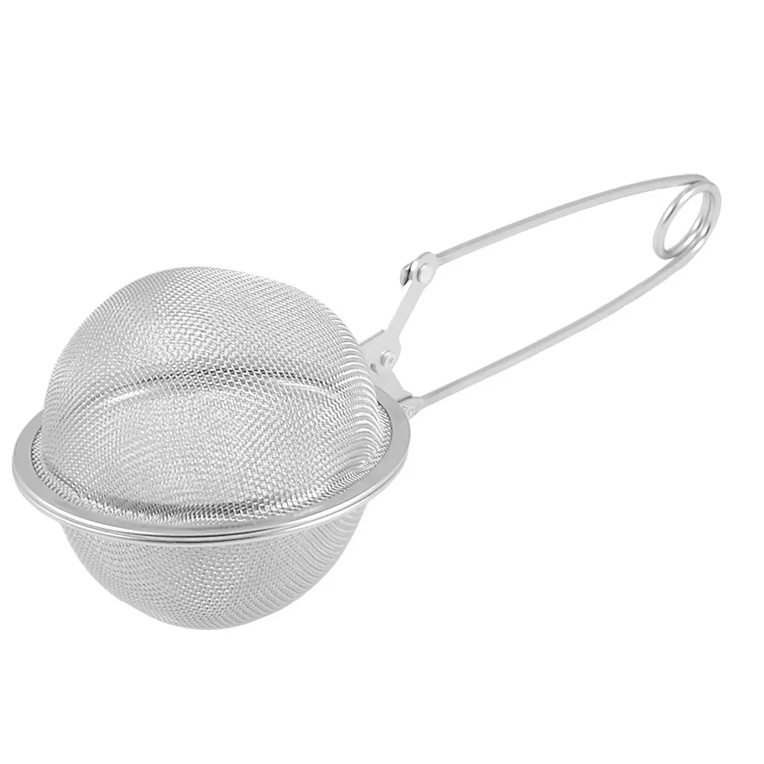 Stainless Steel 65mm Dia Snap Handle Sphere Mesh Tea Ball Infuser Spice Strainer
Stainless Steel 65mm Dia Snap Handle Sphere Mesh Tea Ball Infuser Spice Strainer
