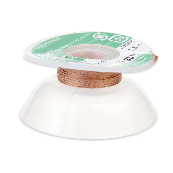 150cm 3.5mm Desoldering Braid Solder Remover Wick Cable Wire CP-3515 Perfect Gadget For Your Soldering Work
150cm 3.5mm Desoldering Braid Solder Remover Wick Cable Wire CP-3515 Perfect Gadget For Your Soldering Work