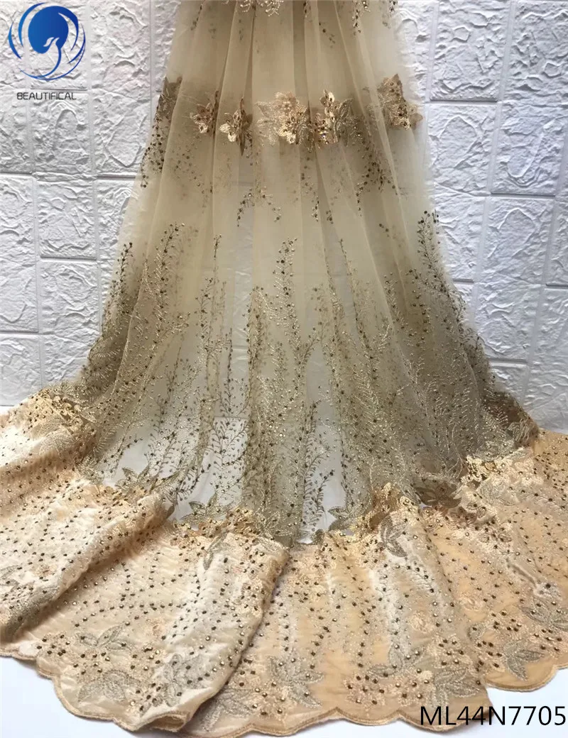 BEAUTIFICAL nigeria embroidery french lace fabric quality tulle embroidery mesh french fabric lace ML44N77
BEAUTIFICAL nigeria embroidery french lace fabric quality tulle embroidery mesh french fabric lace ML44N77