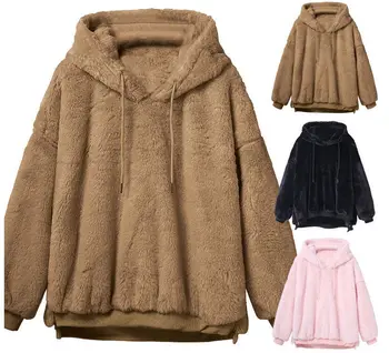 2019 Autumn and Winter New Solid Color Double-faced Velvet Hooded Long-sleeved Sweatshirt Women Hoodies
2019 Autumn and Winter New Solid Color Double-faced Velvet Hooded Long-sleeved Sweatshirt Women Hoodies