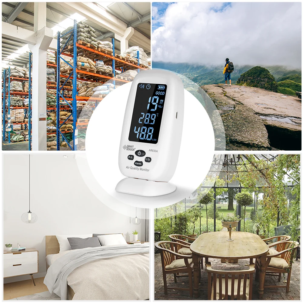 5 In 1 LCD Air Quality Monitor Indoor Pm2.5 Detector Formaldehyde Detector Thermometer Hygrometer TVOC HCHO Gas Analyzer
5 In 1 LCD Air Quality Monitor Indoor Pm2.5 Detector Formaldehyde Detector Thermometer Hygrometer TVOC HCHO Gas Analyzer