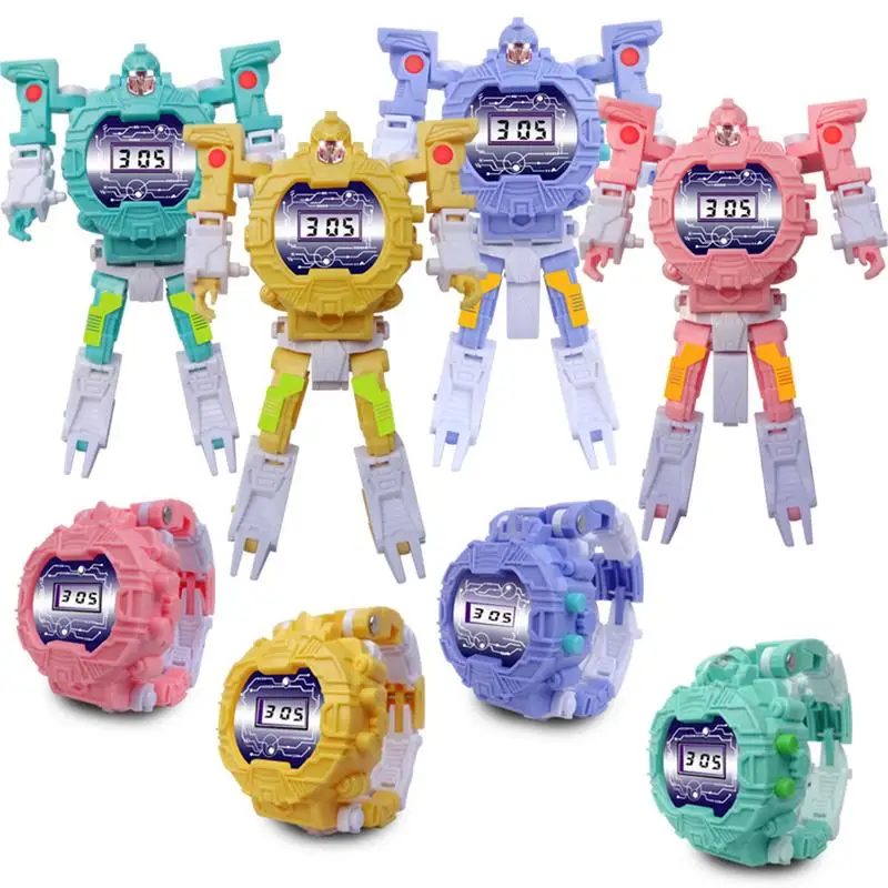 Creative Deformed Watch Puzzle Robot Plastic Electronic Display Table Educational Toys Brain Game For Children Kids
Creative Deformed Watch Puzzle Robot Plastic Electronic Display Table Educational Toys Brain Game For Children Kids
